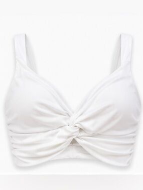 HALARA White Knotted Bralette